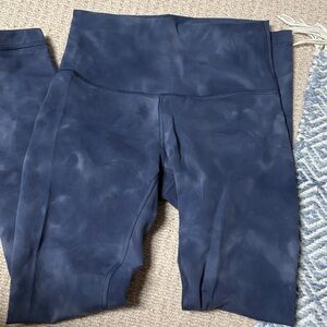 Lululemon cloud Blue marled High-Waisted Leggings